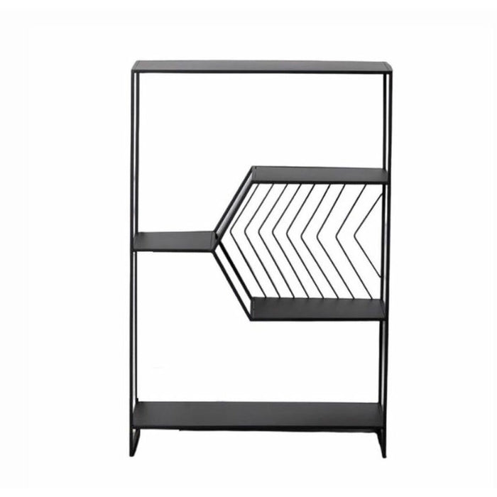 Raft Negru Fier 80 x 35 x 120 cm