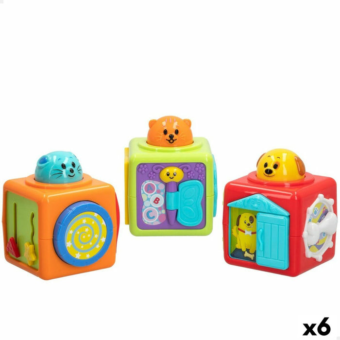 Joc de Îndemânare pentru Bebeluși Winfun 3 Piese 8 x 24,5 x 8 cm (6 Unități)
