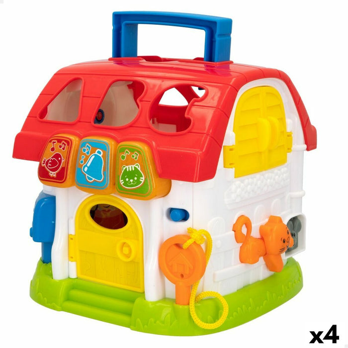 Jucărie pentru copii Winfun Casă 18 x 22 x 18 cm (4 Unități)