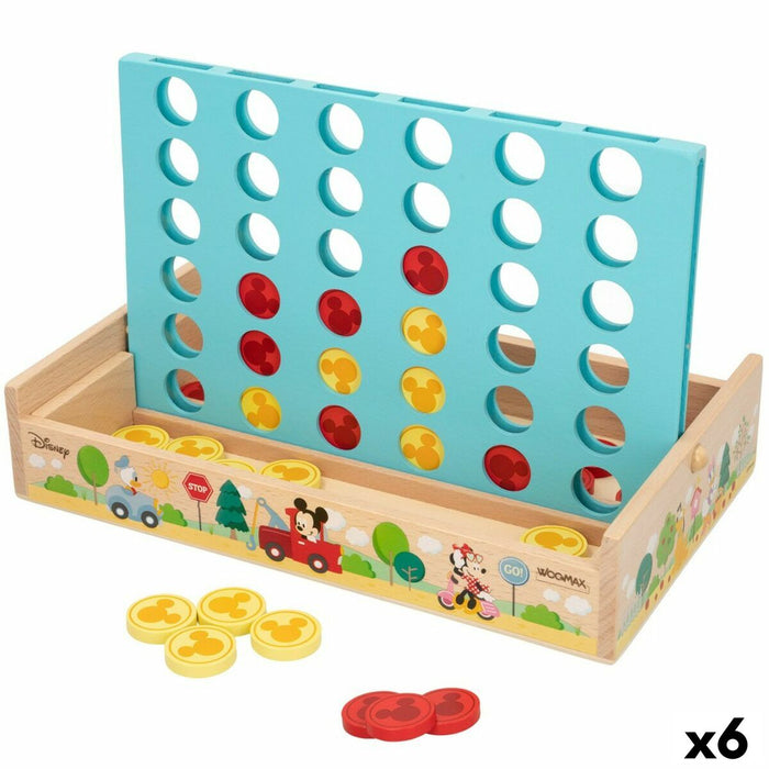 4 în Linie Disney 25 x 16 x 15,5 cm (6 Unități) (37 Piese)