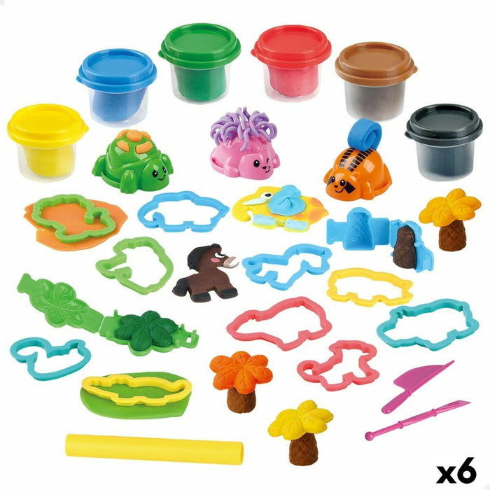 Joc de Plastilină PlayGo Insulă (6 Unități)
