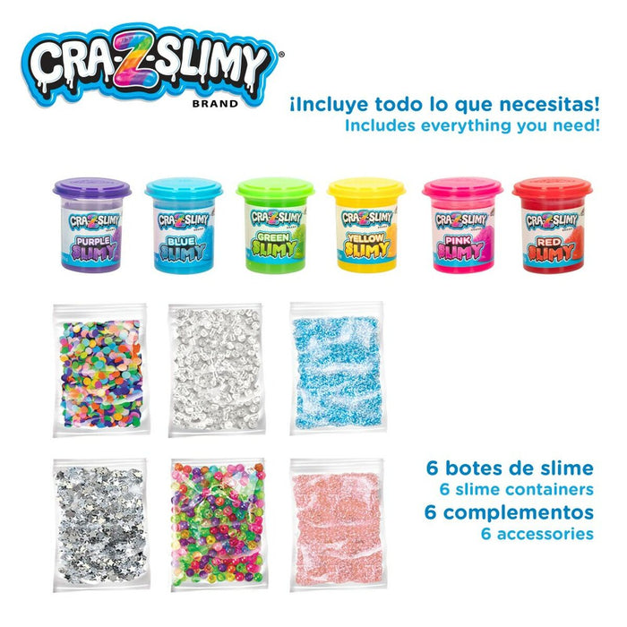 Joc de Plastilină Cra-Z-Art Bold&Brights (6 Unități) Slime
