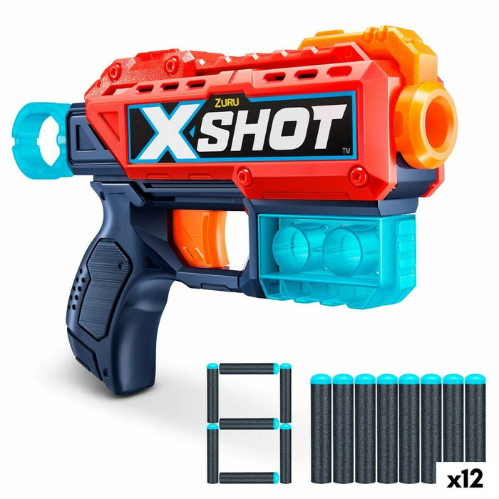 Pistol cu Săgeți Zuru X-Shot Excel Kickback 12 Unități 20 x 13 x 4 cm