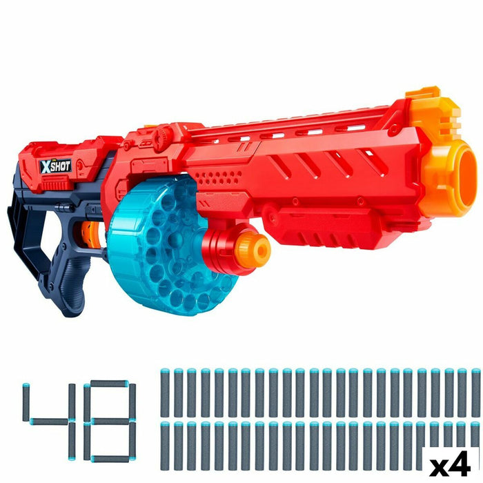 Pistol cu Săgeți Zuru TURBO FIRE 57 x 19,5 x 12,5 cm (4 Unități)