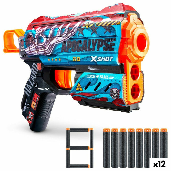 Pistol cu Săgeți Zuru X-Shot Flux 21,5 x 14 x 4 cm (12 Unități)
