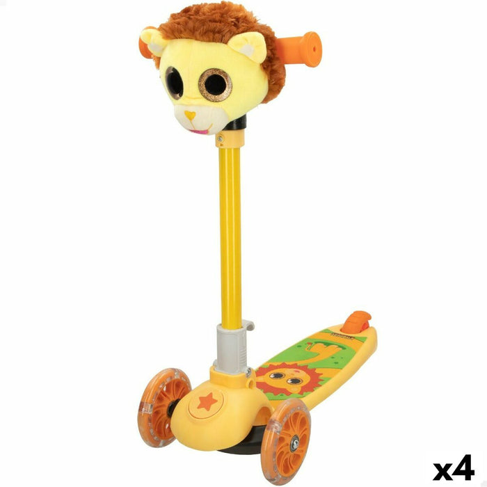 Trotinetă Scuter K3yriders Lion Galben 4 Unități