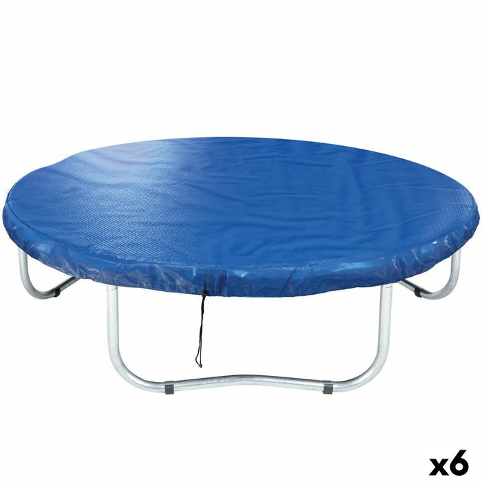 Pânză de protecție Aktive Pat Elastic Albastru Ø 244 cm (6 Unități)