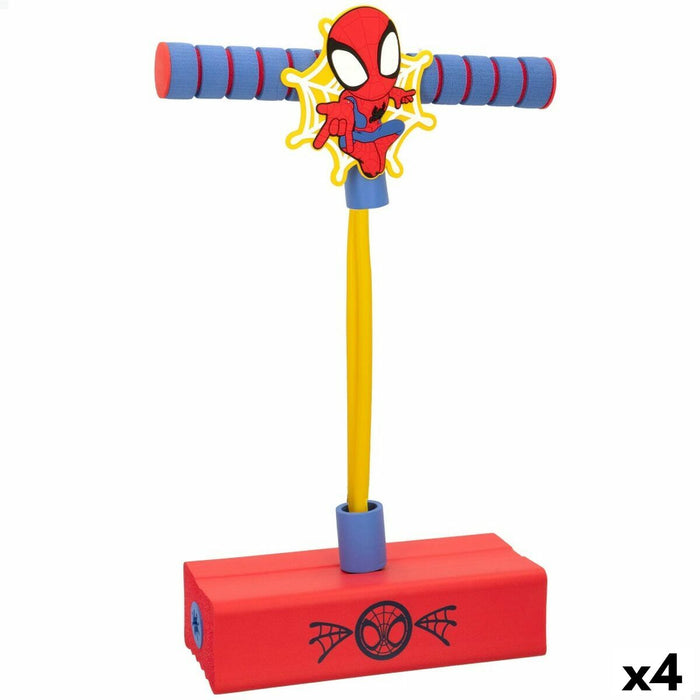 Pogobouncer Spider-Man 3D Roșu Infantil (4 Unități)