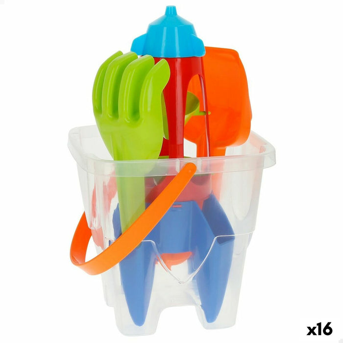 Set de jucării de plajă Colorbaby polipropilenă (16 Unități)
