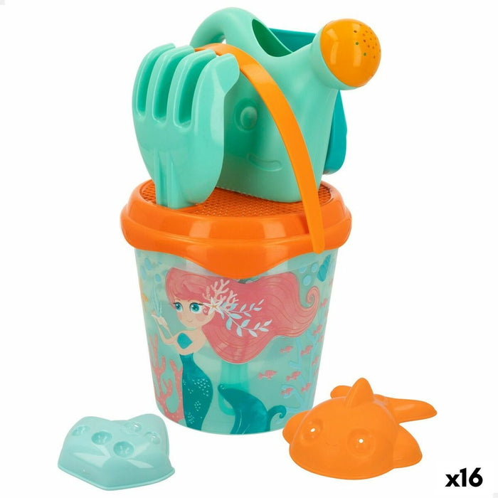 Set de jucării de plajă Colorbaby polipropilenă (16 Unități)