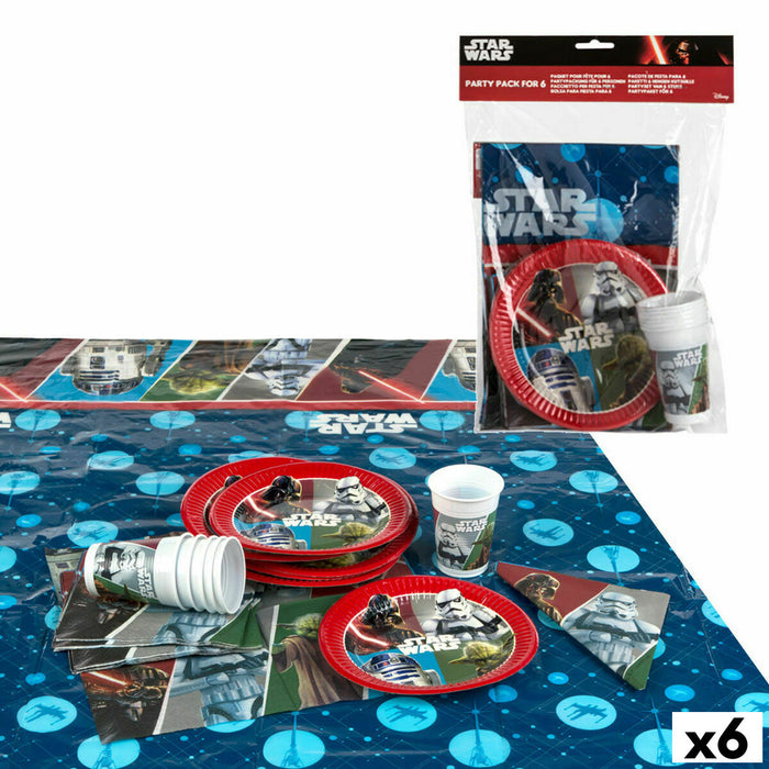 Set Articole de Sărbătoare Star Wars (6 Unități)