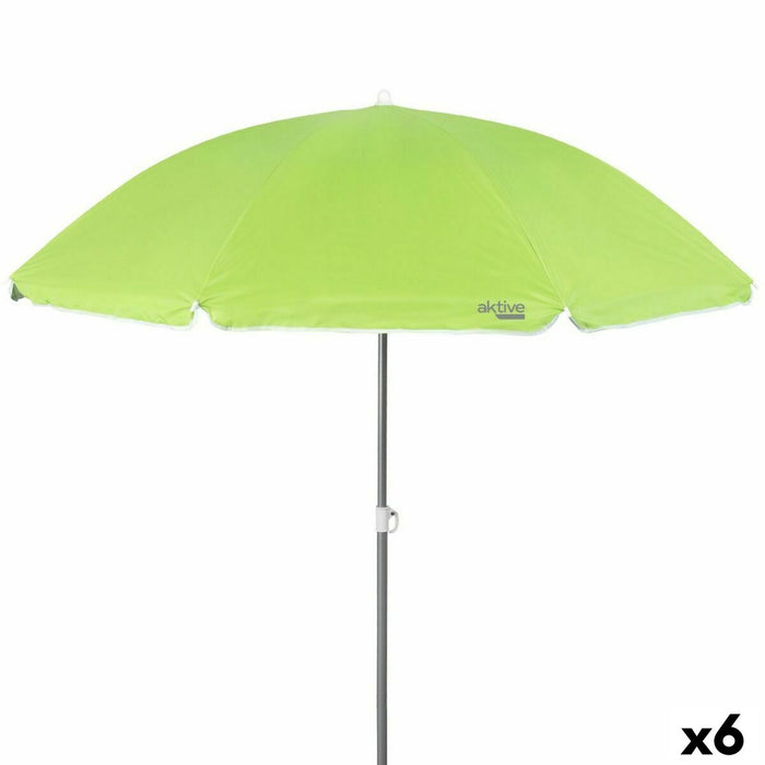 Slunečník Aktive Aluminiu Poliester 170T 220 x 212 x 220 cm (6 Unități)