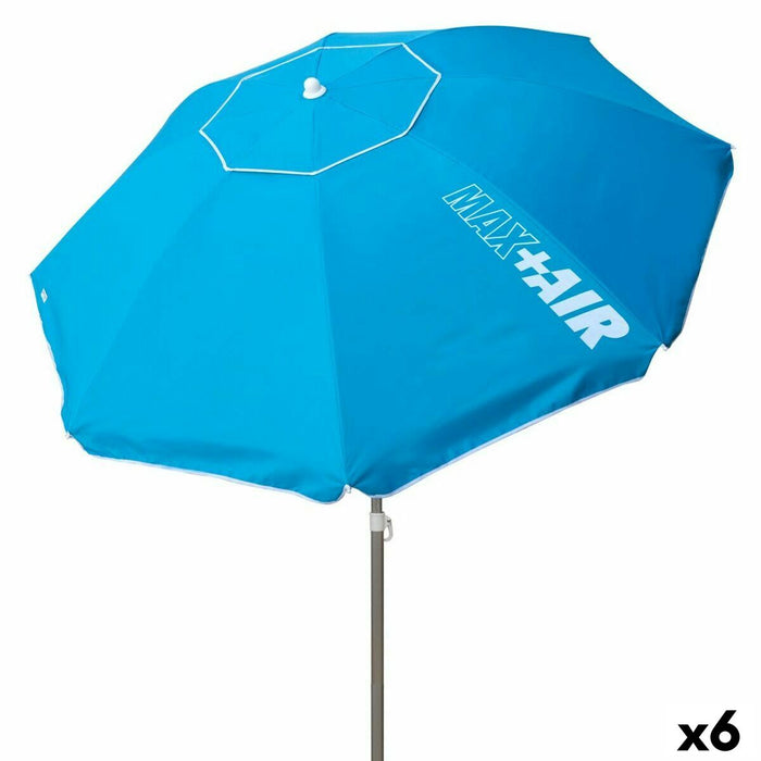 Slunečník Aktive Albastru Oțel 200 x 205 x 200 cm (6 Unități)