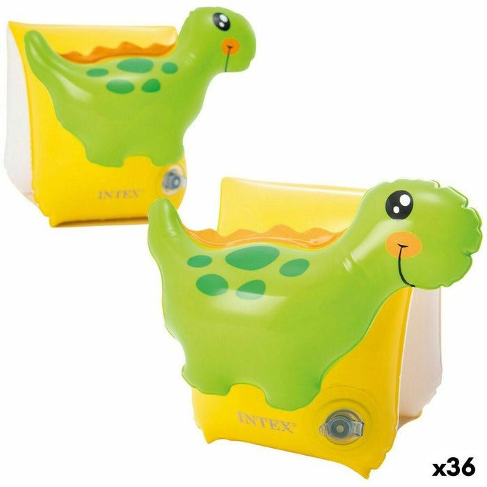 Manșoane Intex Dinozaur 13 x 15,5 x 15 cm (36 Unități)