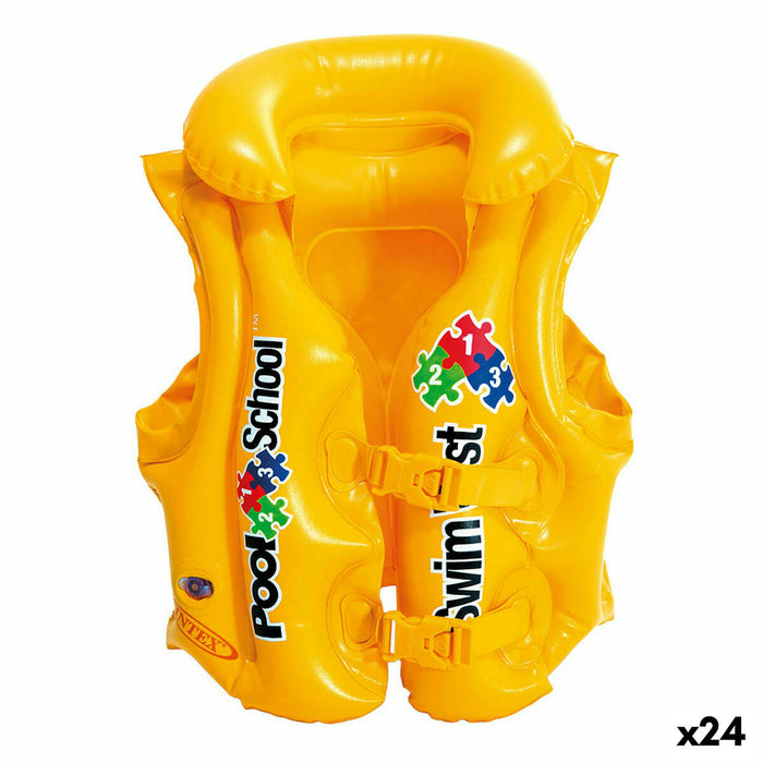 Vestă Gonflabil pentru Piscină Intex 50 x 47 x 40 cm (24 Unități)