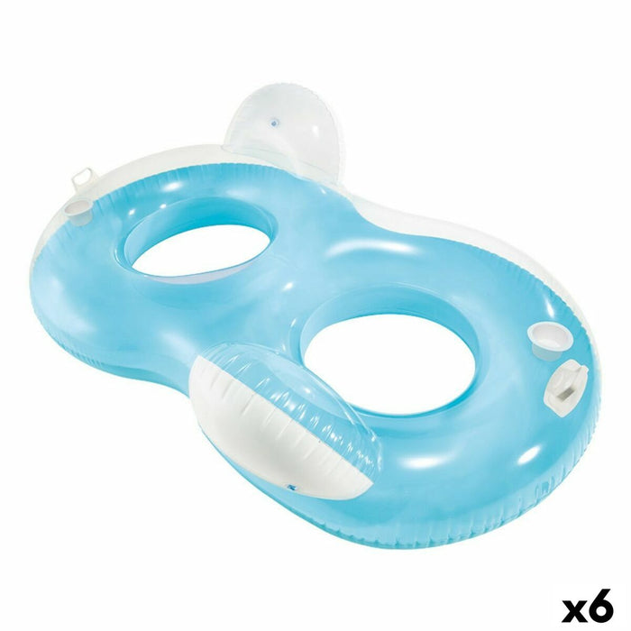 Saltea gonflabilă Intex Double Numere 8 Ø 44 cm 198 x 117 cm (6 Unități)