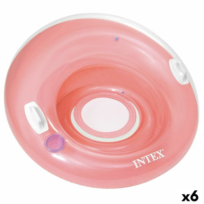 Scaun gonflabil pentru piscină Intex Rotund Ø 119 cm 119 x 119 cm (6 Unități)