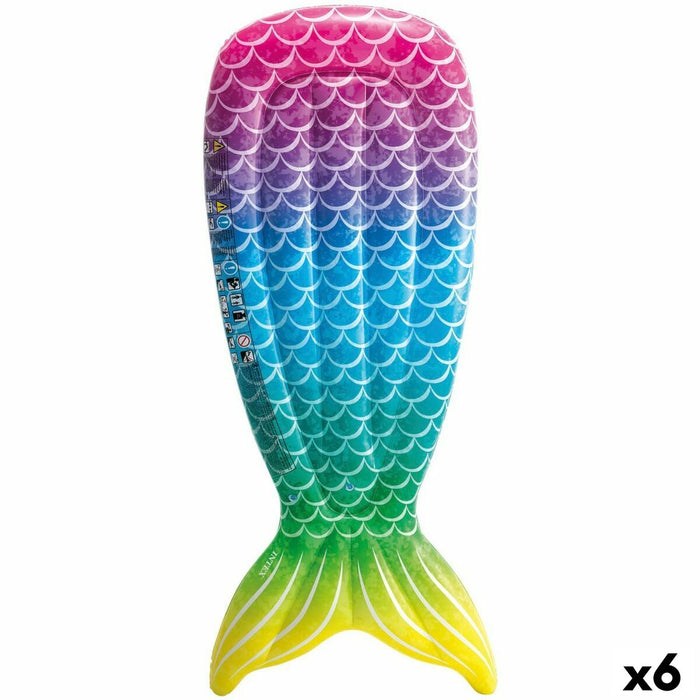 Saltea gonflabilă Intex Sirenă 71 x 178 x 18 cm (6 Unități)