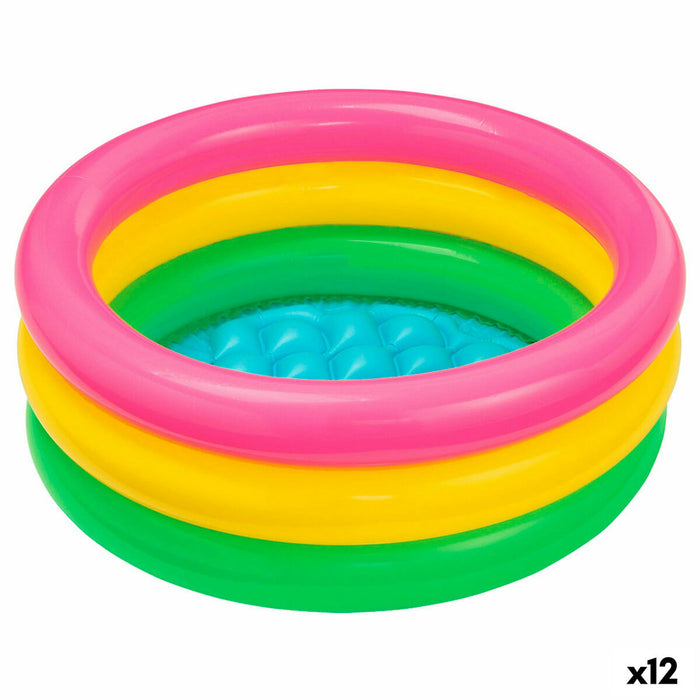 Piscină Gonflabilă pentru Copii Intex Sunset Glow Cercuri 28 L 61 x 22 x 61 cm (12 Unități)