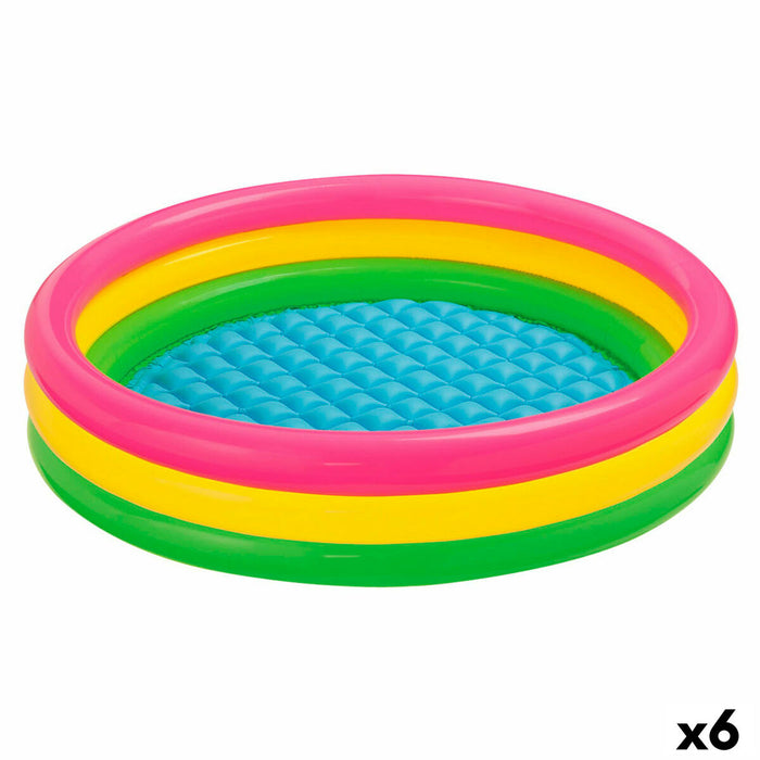 Piscină Gonflabilă pentru Copii Intex Sunset Cercuri 131 L 114 x 25 x 114 cm (6 Unități)
