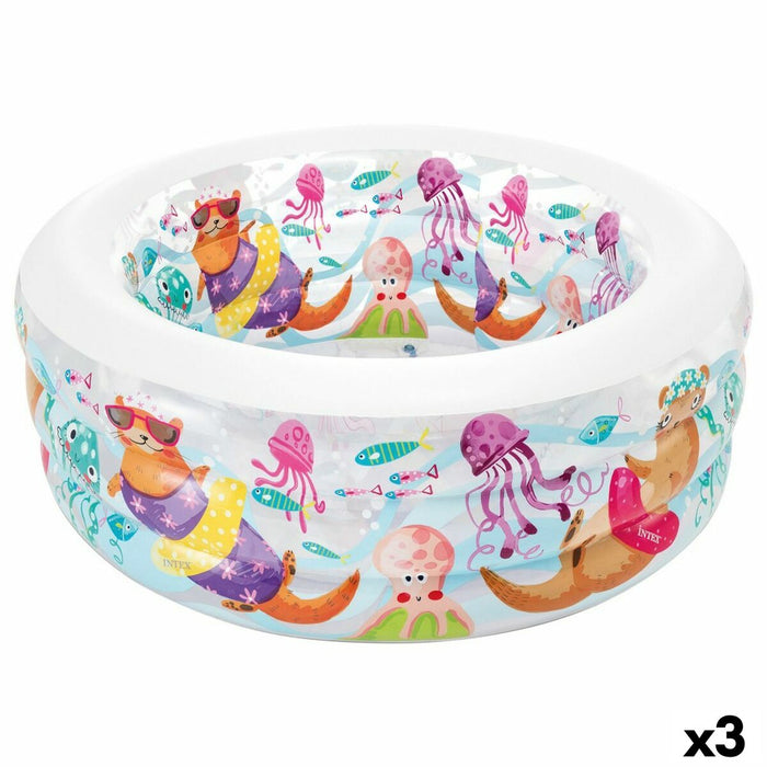 Piscină Gonflabilă pentru Copii Intex Vărsător 360 L 152 x 56 x 152 cm (3 Unități)