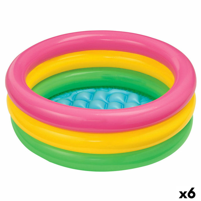 Piscină Gonflabilă pentru Copii Intex Sunset Cercuri 68 L 86 x 25 x 86 cm (6 Unități)