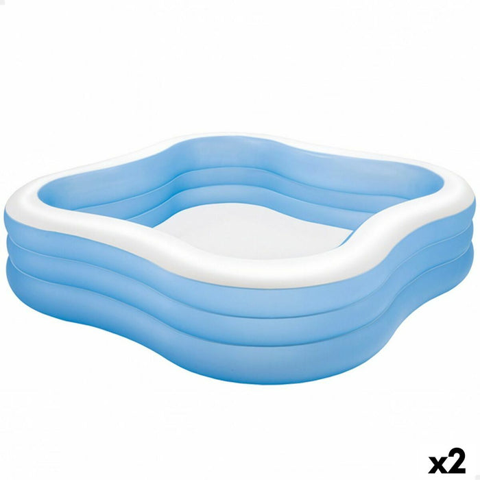Piscină Gonflabilă Intex Albastru 1250 L 229 x 56 x 229 cm (2 Unități)