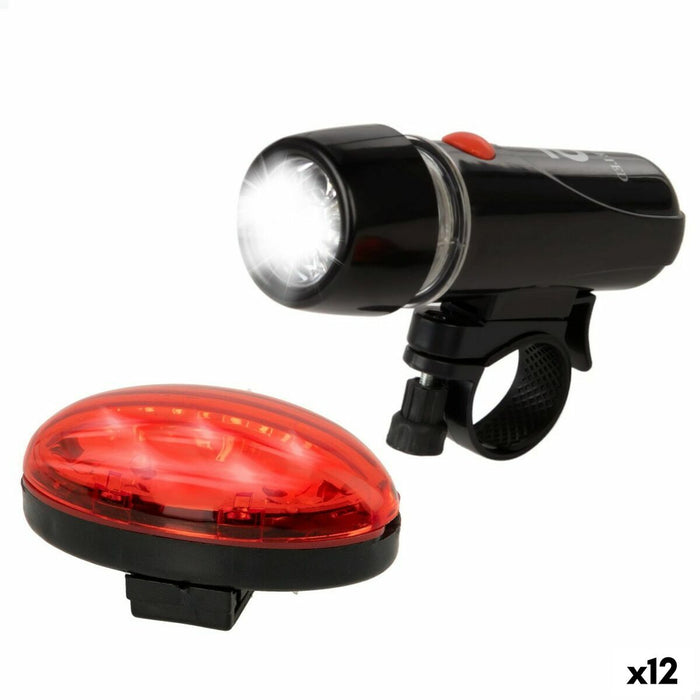 Set de Lumini pentru Bicicletă Aktive 2 Piese 12 Unități