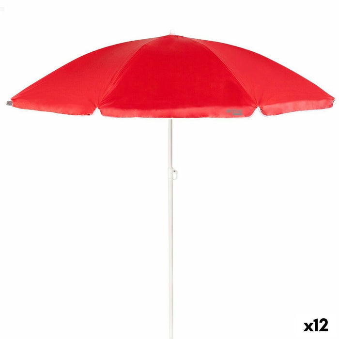 Slunečník Aktive UV50 Ø 160 cm Poliester Metal 160 x 166 x 160 cm (12 Unități)