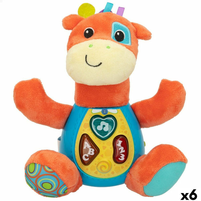 Jucărie de Pluș Winfun animale ES 18 x 20 x 8 cm (6 Unități)