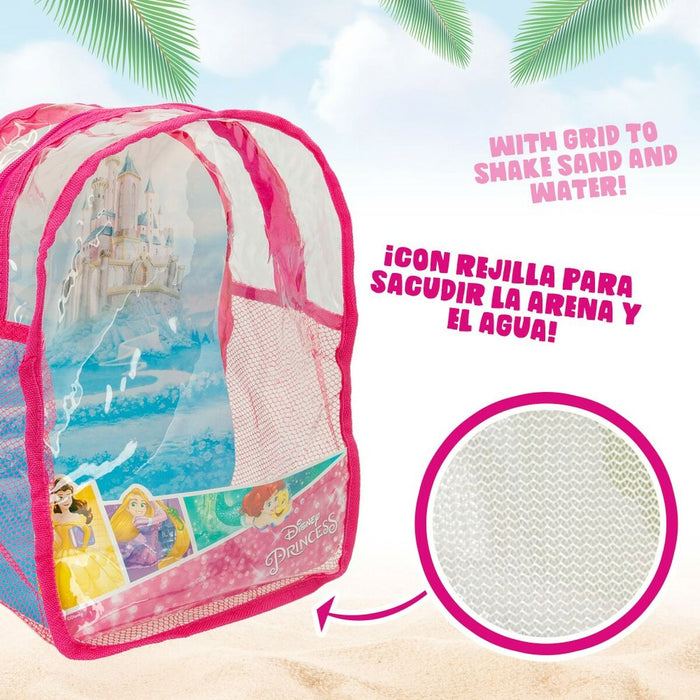 Set de jucării de plajă Disney Princess polipropilenă 18 x 16 x 18 cm Ø 18 cm (12 Unități)