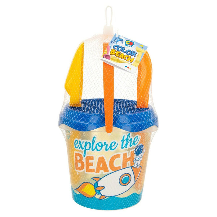 Set de jucării de plajă Colorbaby Ø 18 cm polipropilenă (16 Unități)