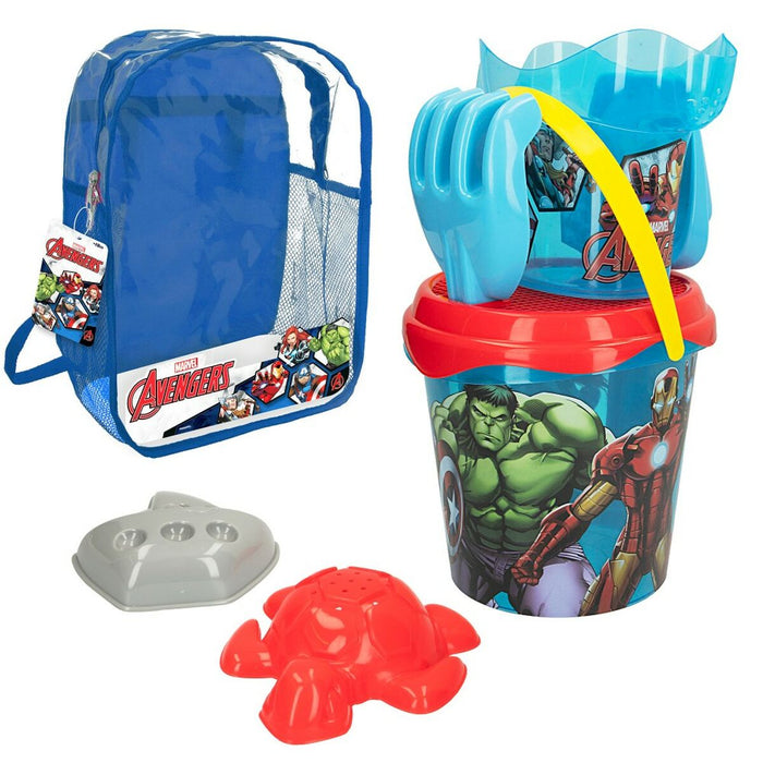 Set de jucării de plajă The Avengers Ø 18 cm polipropilenă (12 Unități)