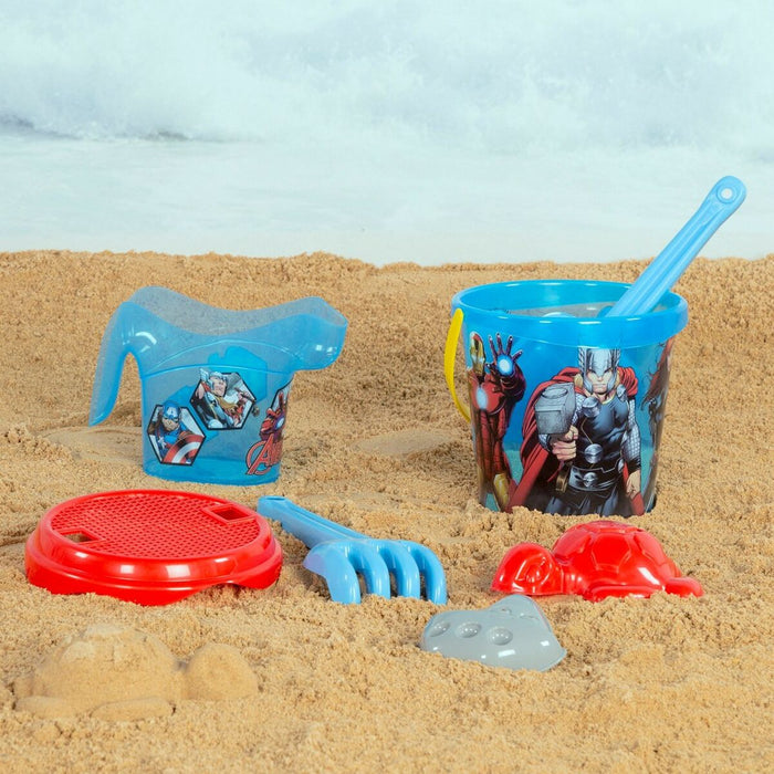 Set de jucării de plajă The Avengers Ø 18 cm polipropilenă (12 Unități)