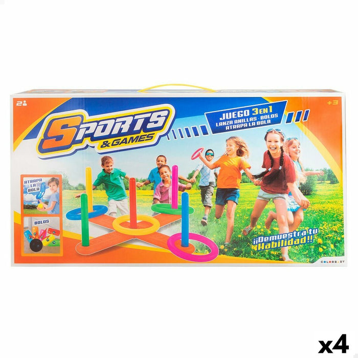 Set de jucării de plajă Colorbaby 40,5 x 7 x 40,5 cm (4 Unități)