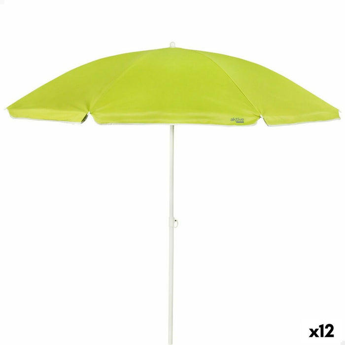 Slunečník Aktive Verde Poliester Metal 200 x 202 x 200 cm (12 Unități)