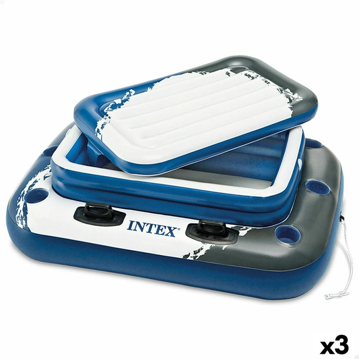 Frigider Gonflabil Plutitor Intex Mega Chill II 122 x 97 x 122 cm (3 Unități)