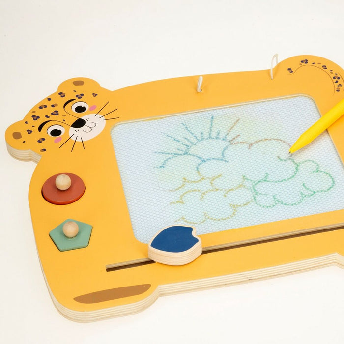 Tablă Magică Woomax Zookabee Tigru Lemn 30 x 2,5 x 26 cm (6 Unități)