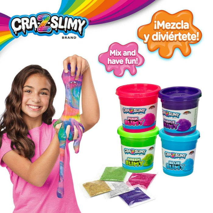 Joc de Plastilină Cra-Z-Art (4 Unități) Slime
