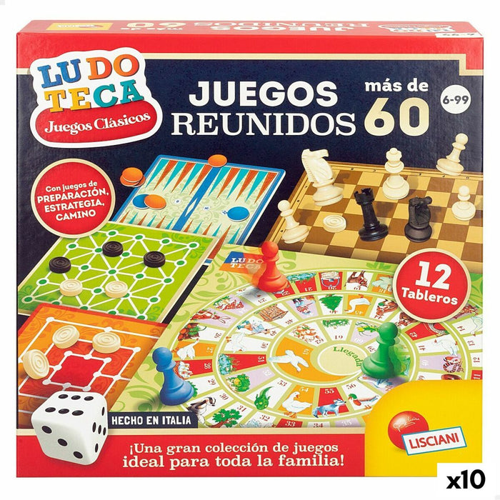 Joc de Masă Lisciani Juegos reunidos ES 26 x 1 x 26 cm (10 Unități)