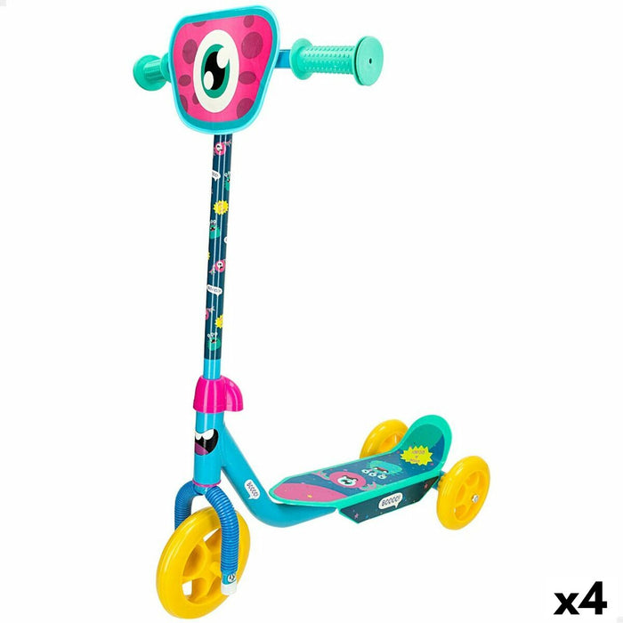 Trotinetă Colorbaby Monstru (4 Unități)