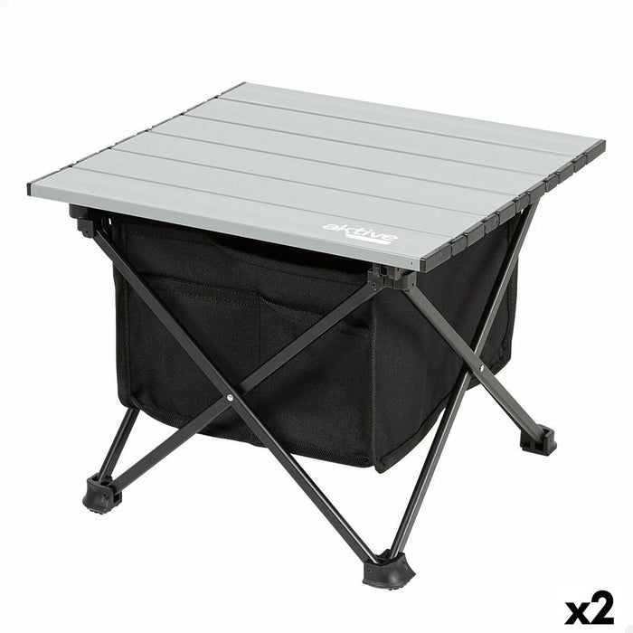 Masă Pliabilă Aktive Camping Buzunar 38 x 30 x 34 cm (2 Unități)