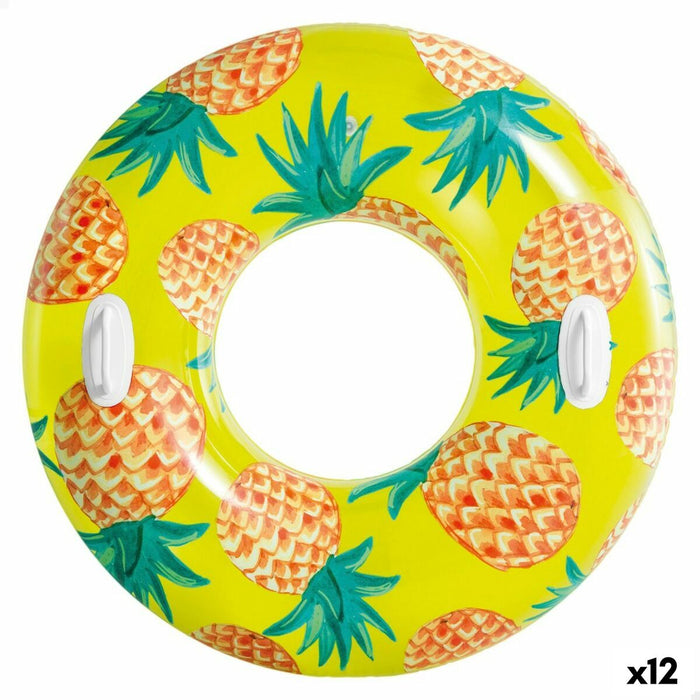 Colac Gonflabil Gogoașă Intex Tropical Fruits Ø 107 cm (12 Unități)