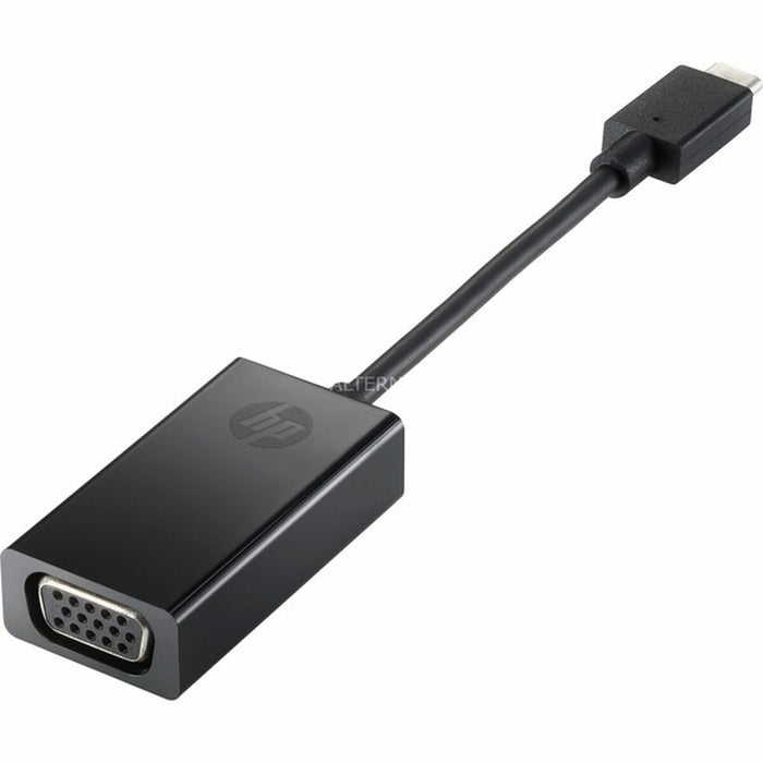 Adaptor USB C la VGA Hewlett Packard Adaptador de monitor USB-C a VGA de Negru