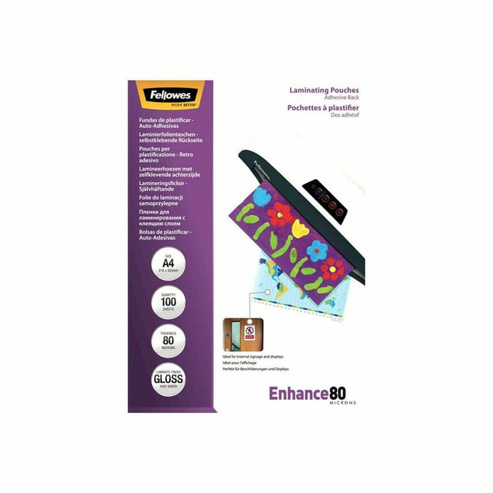 Manșoane de plastifiere Fellowes 5302202 100 Piese
