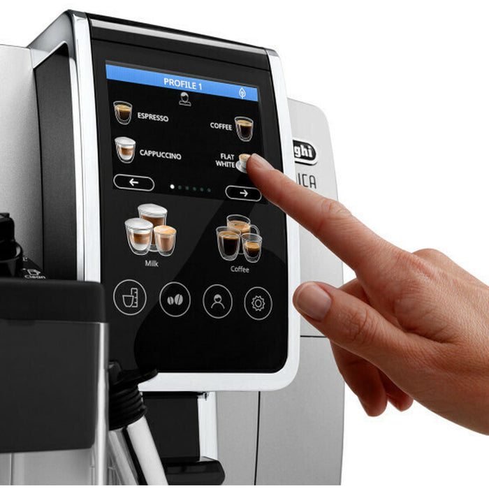 Aparat de cafea superautomat DeLonghi ECAM 380.85.SB Negru Argintiu 1450 W 15 bar 2 Hrníčky 300 g 1,8 L