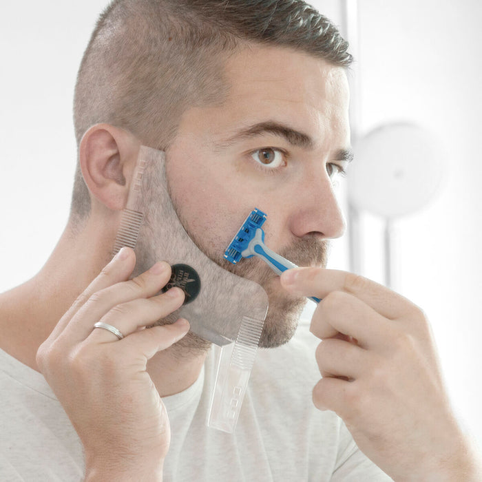 Sablonul de barbă pentru bărbierit Hipster Barber InnovaGoods