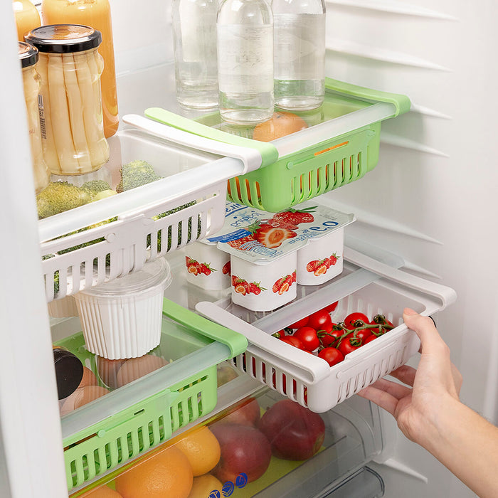 Organizator de frigider reglabil Friwer InnovaGoods 2 Unități