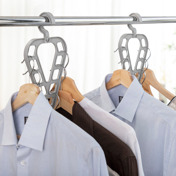 Set de organizatoare pentru umerașe Orzer InnovaGoods 2 Unități