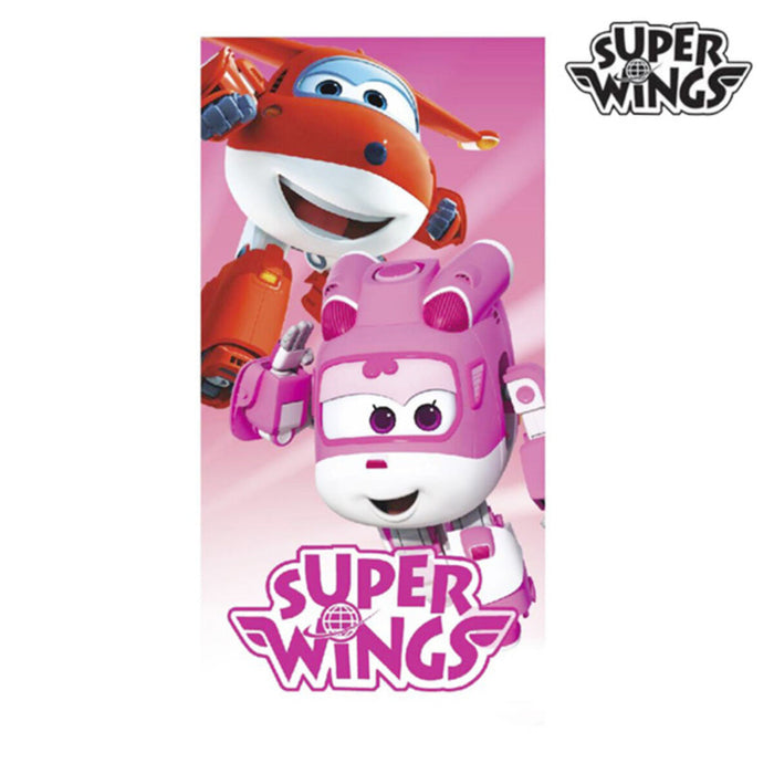 Prosop de Plajă Roz Super Wings